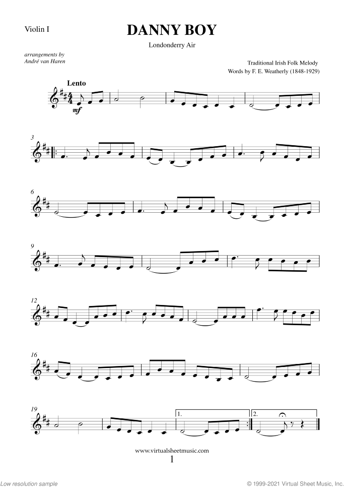 Saint Patrick's Day Collection sheet music for string quartet, easy/intermediate skill level