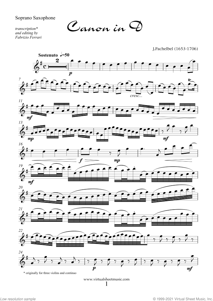 Valentine Sheet Music (parts) for saxophone quartet, classical score, intermediate/advanced skill level