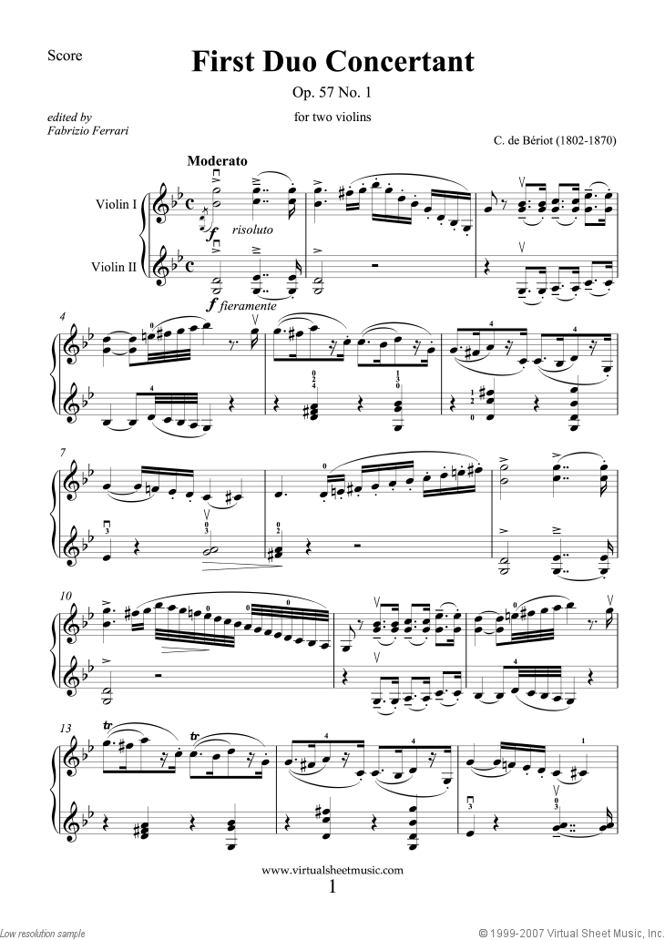 Three Duo Concertants Op.57