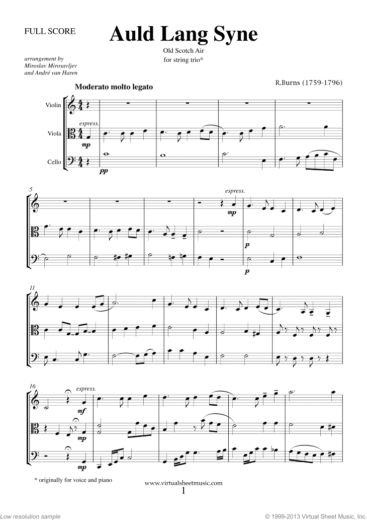 Auld Lang Syne / I Love You Truly / Tell Me Why (3 Song Set) (TTBB) (arr.  SPEBSQSA) - Download