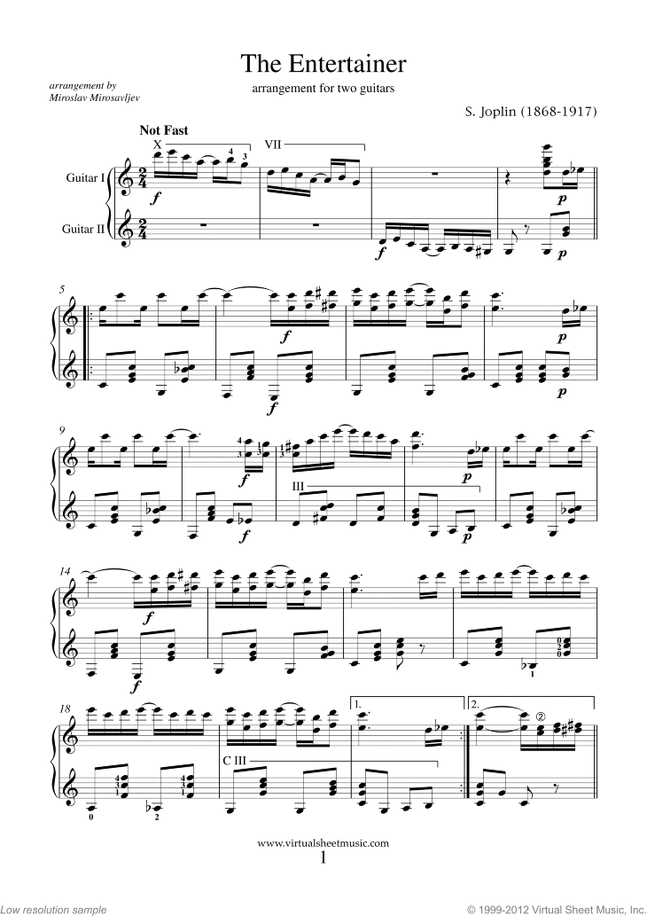 tab notes for jazz guitar