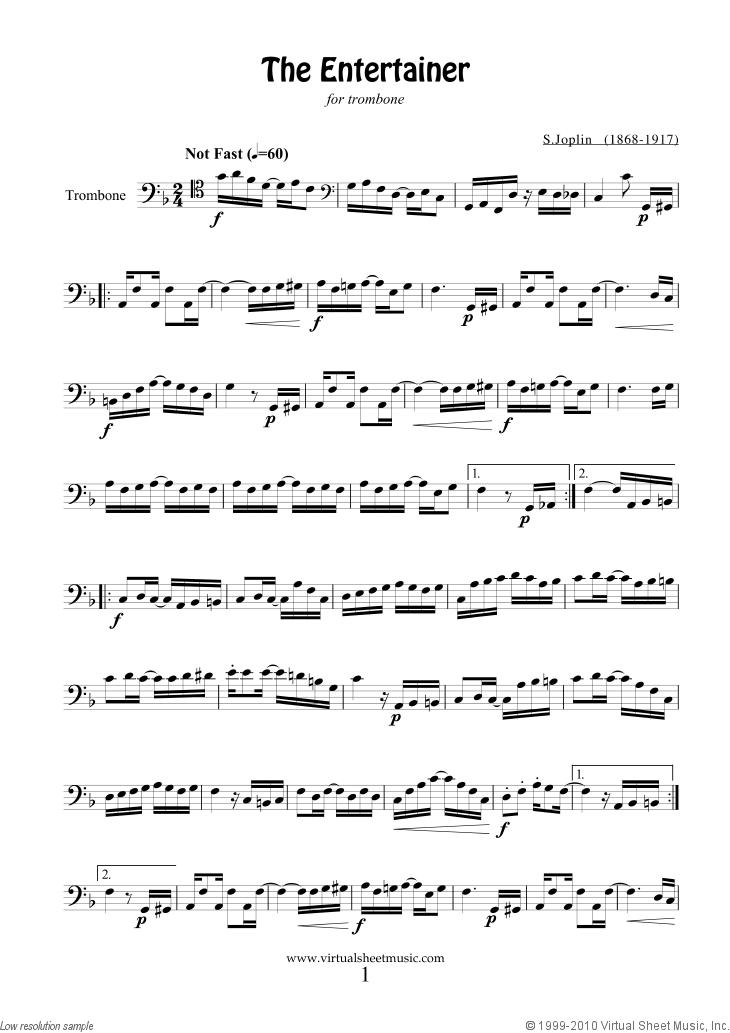 The Incredibles Trombone Sheet music for Trombone (Solo)