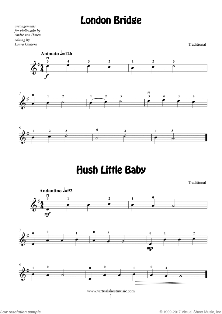 violin music 1 sheet level Beginning [PDF] I sheet violin Violin, music solo part for