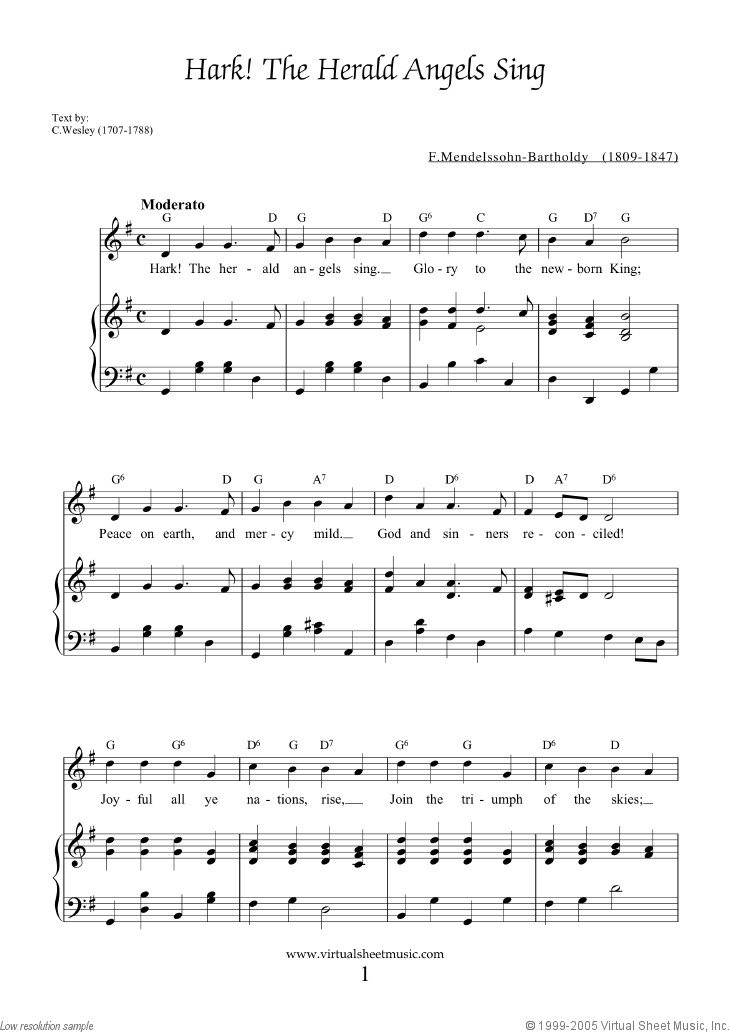 Easy Christmas Sheet Music Songs, Printable Carols (PDF), collection 2