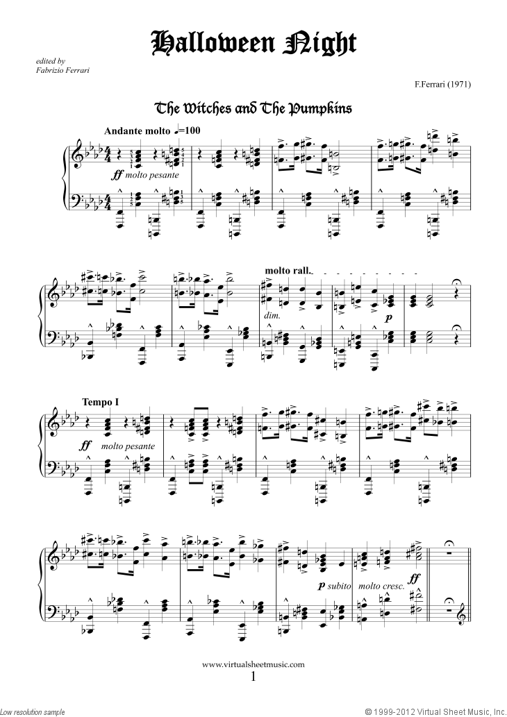 Saint-Saens. Danse Macabre theme Tenor Sax classical sheet music