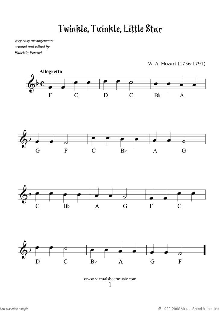 Very Easy Collection, part I sheet music for trumpet solo [PDF]