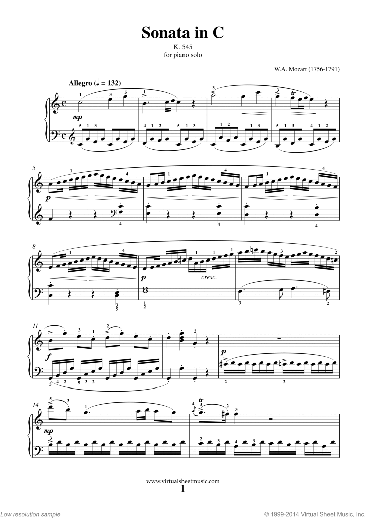 moonlight sonata easy piano free sheet music