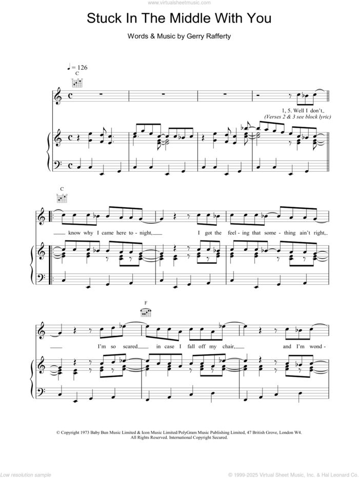 Stuck On You - Piano Solo - Digital Sheet Music