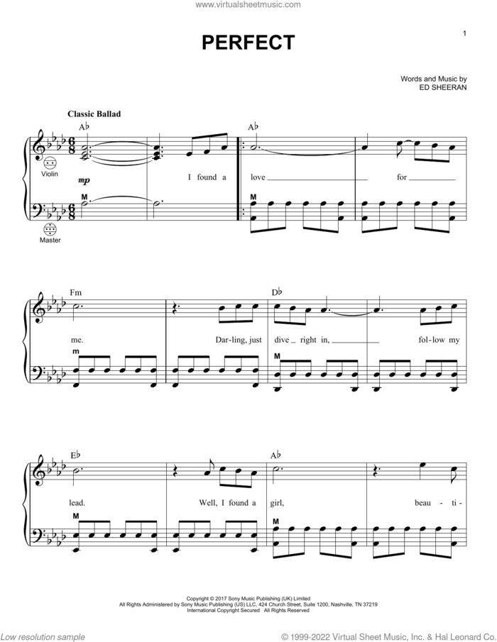 Perfect sheet music for accordion by Ed Sheeran, intermediate skill level