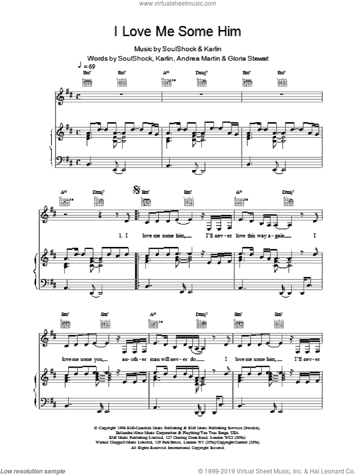 I Love Me Some Him sheet music for voice, piano or guitar by Toni Braxton, intermediate skill level