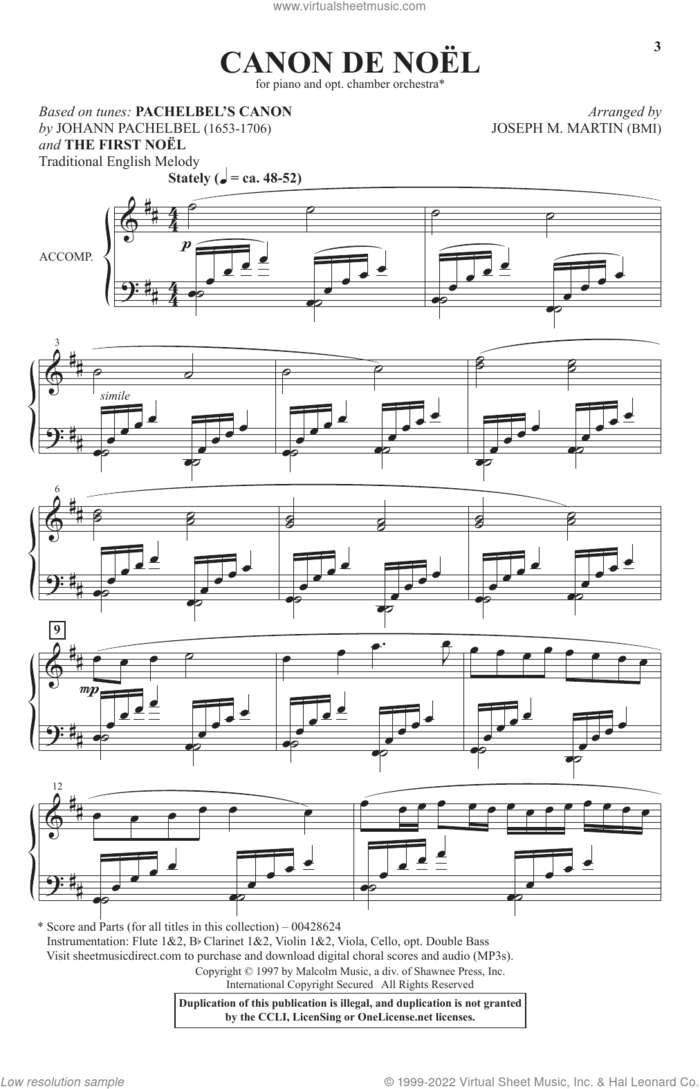 Christmas Classique sheet music for choir (SATB: soprano, alto, tenor, bass) by Joseph M. Martin, 16th Century Spanish Carol and Miscellaneous, intermediate skill level