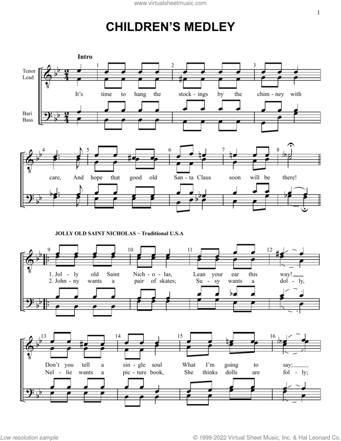 Yuletide Favorites (Volume I) sheet music for choir (TTBB: tenor, bass), intermediate skill level