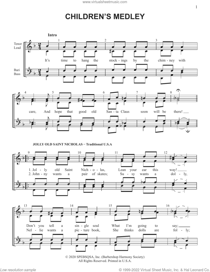 Yuletide Favorites (Volume I) sheet music for choir (SSAA: soprano, alto), intermediate skill level
