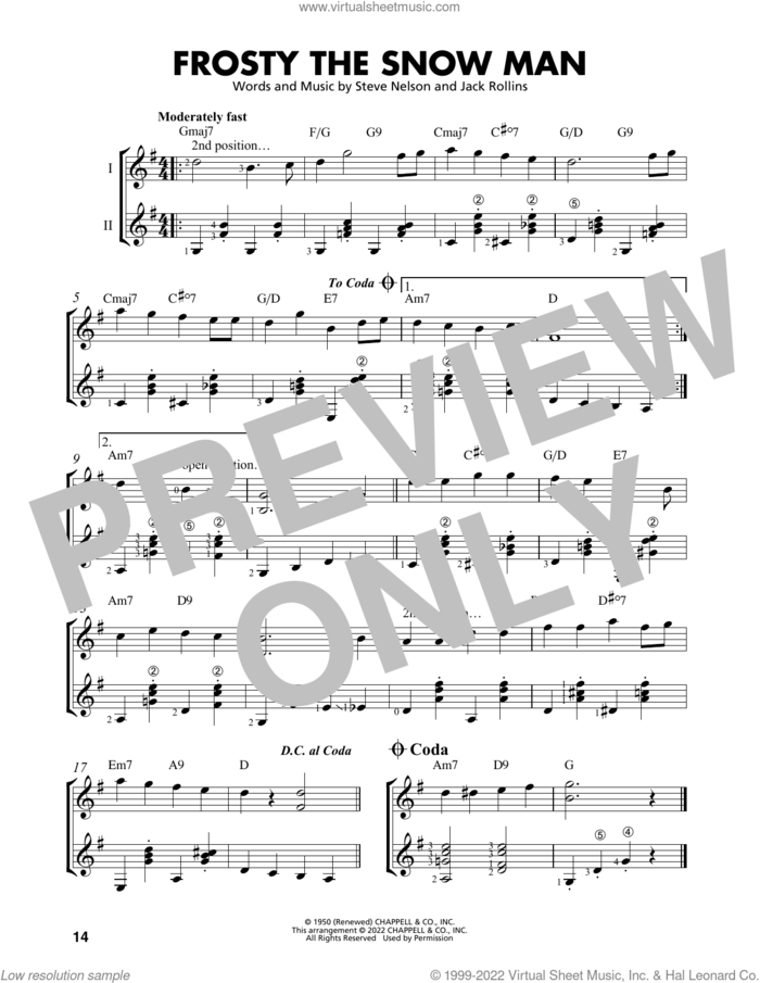 Frosty The Snow Man (arr. Mark Phillips) sheet music for guitar solo (easy tablature) by Steve Nelson, Mark Phillips and Jack Rollins, easy guitar (easy tablature)