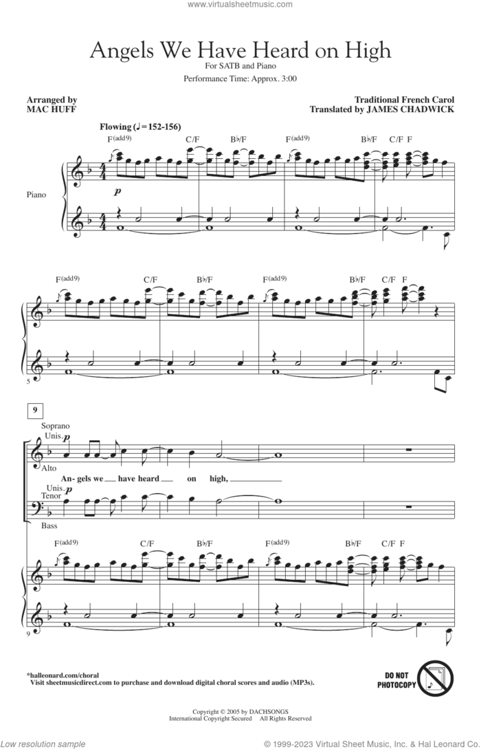 Celebrate Christmas! (Collection) sheet music for choir (SATB: soprano, alto, tenor, bass) by Mac Huff and Miscellaneous, intermediate skill level