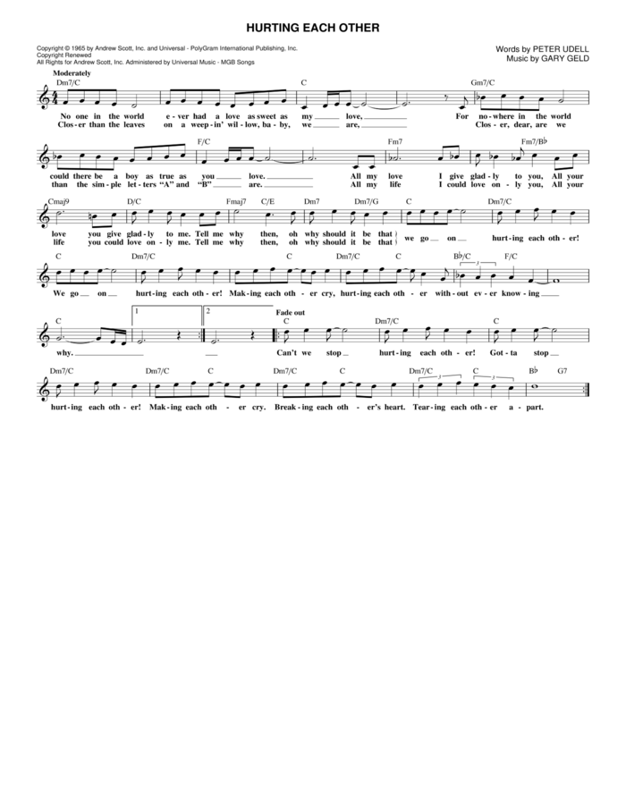 No One Needs To Know sheet music for voice, piano or guitar (PDF)