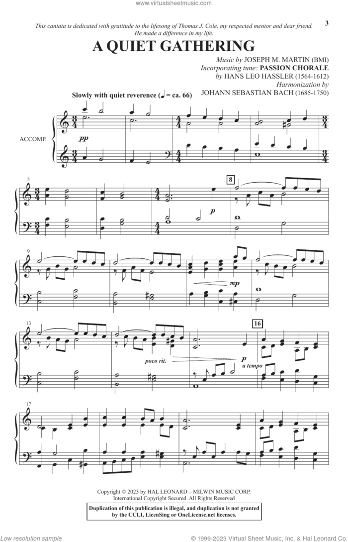 From Silence To Song sheet music for choir (SATB: soprano, alto, tenor, bass) by Joseph M. Martin and David Angerman, intermediate skill level
