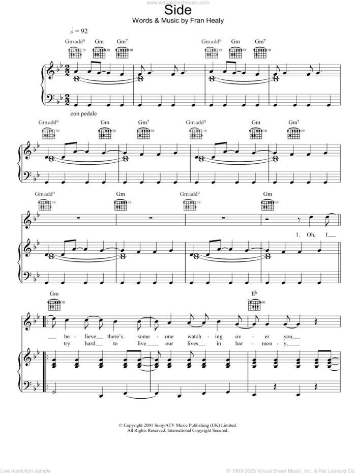 Side sheet music for voice, piano or guitar by Merle Travis, intermediate skill level