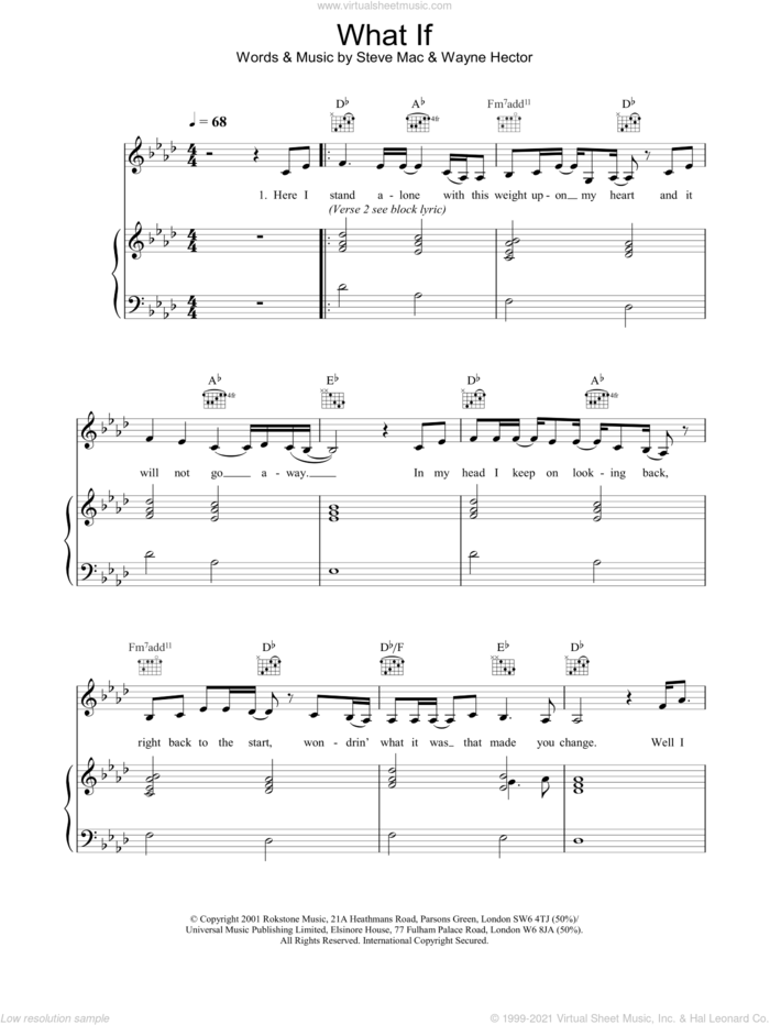 What If sheet music for voice, piano or guitar by Kate Winslet, intermediate skill level