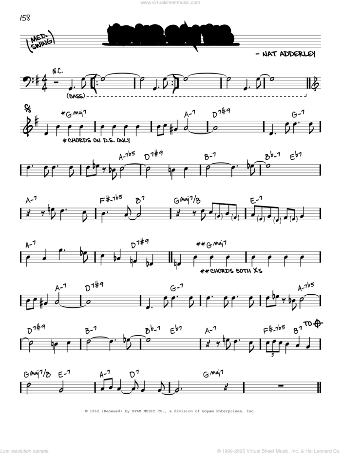 Never Say Yes sheet music for voice and other instruments (real book) by Nancy Wilson & Cannonball Adderley, Cannonball Adderley, Nancy Wilson and Nat Adderley, intermediate skill level