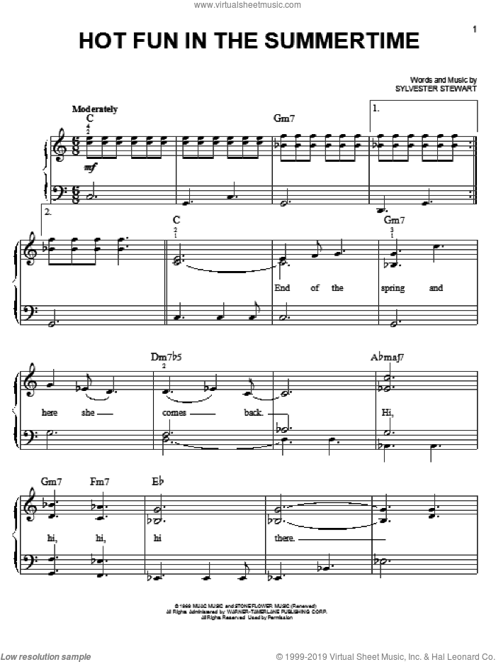Be Careful sheet music for piano solo by Charles Miller and Kevin Hammonds, easy skill level