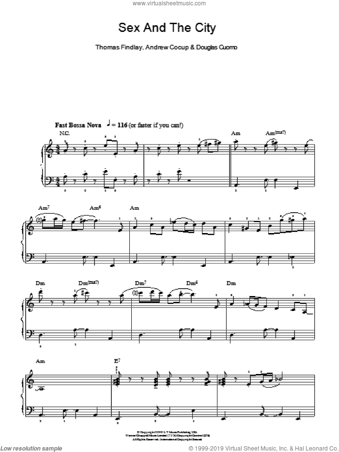 We Had Sex Last Night sheet music for piano solo by Charles Miller and Kevin Hammonds, easy skill level