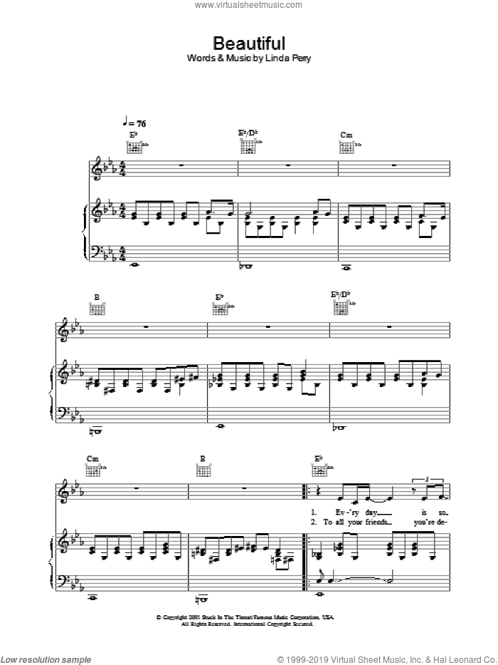 Beautiful sheet music for voice, piano or guitar by Alex Parks, intermediate skill level