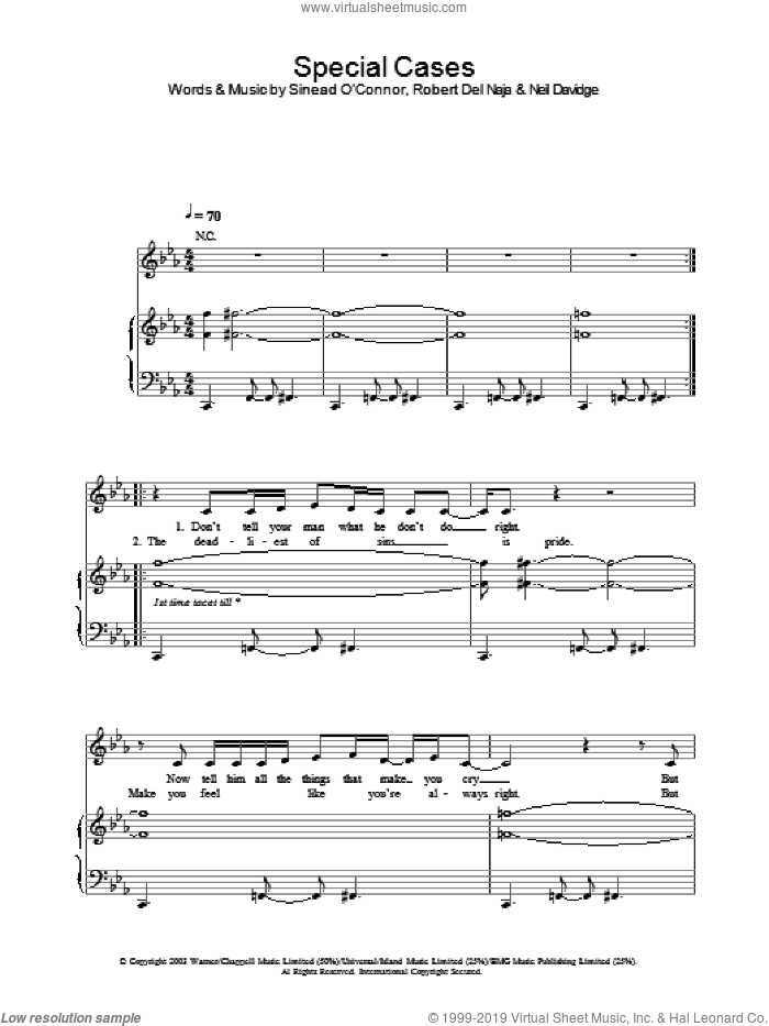 Special Cases sheet music for voice, piano or guitar by Massive Attack, intermediate skill level