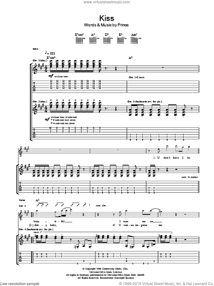 Heartbeats sheet music for guitar (tablature) by Jose Gonzalez, Andersson Dreijer and Olof Bjorn Dreijer, intermediate skill level
