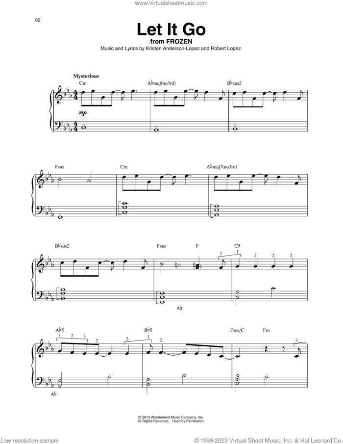 Fur Elise, WoO 59 sheet music for harp solo by Ludwig van Beethoven, classical score, intermediate skill level