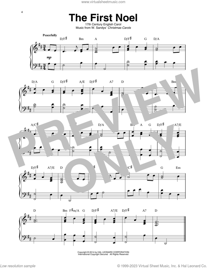 The First Noel (arr. Maeve Gilchrist) sheet music for harp solo by W. Sandys' Christmas Carols, Maeve Gilchrist and Miscellaneous, intermediate skill level
