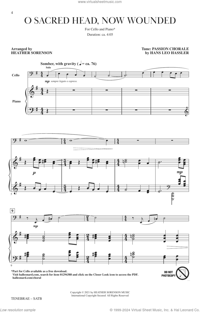 Tenebrae (A Service of Shadows) sheet music for choir (SATB: soprano, alto, tenor, bass) by Heather Sorenson, intermediate skill level