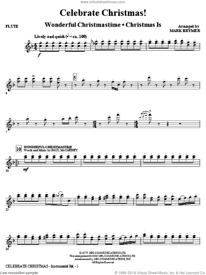 Celebrate Christmas! (Medley) (complete set of parts) sheet music for orchestra/band by Mark Brymer, intermediate skill level