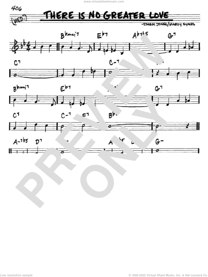 Jones There Is No Greater Love Sheet Music In C Pdf