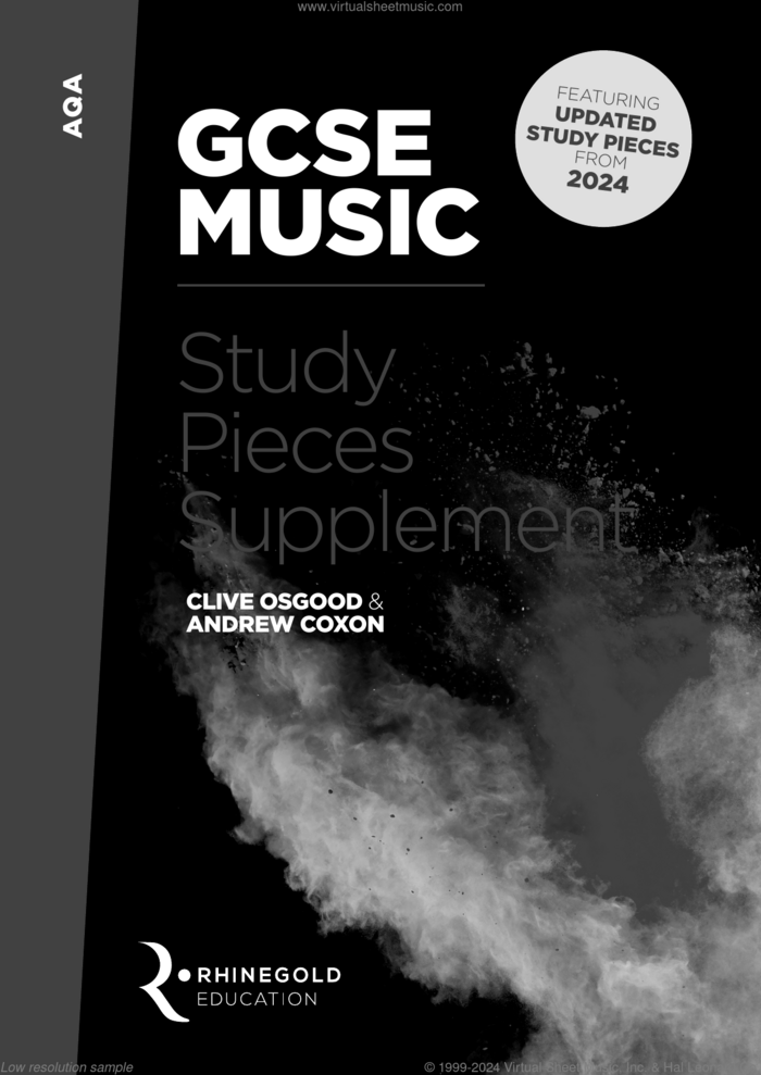 AQA GCSE Music Study Pieces Supplement (New study pieces from 2024 onwards) sheet music for instrumental method, intermediate skill level