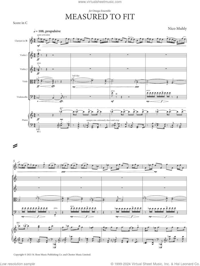 Measured To Fit (COMPLETE) sheet music for orchestra by Phillip Faber, classical score, intermediate skill level