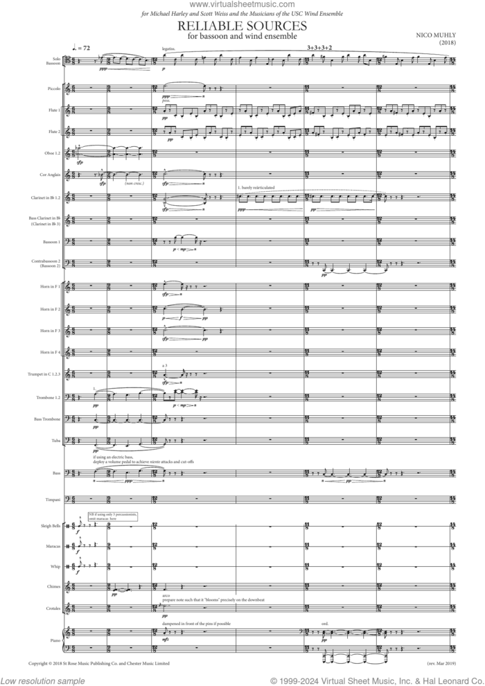 Reliable Sources (COMPLETE) sheet music for other instruments by Judith Weir, classical score, intermediate skill level