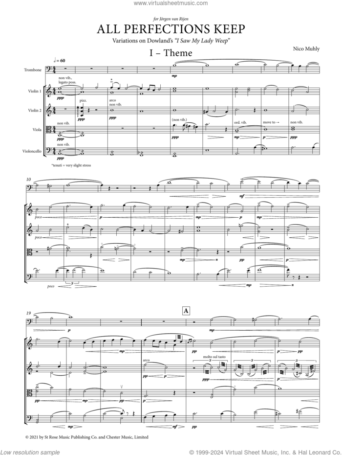 All Perfections Keep (COMPLETE) sheet music for string quartet (violin, viola, cello) by Britta Byström, classical score, intermediate skill level