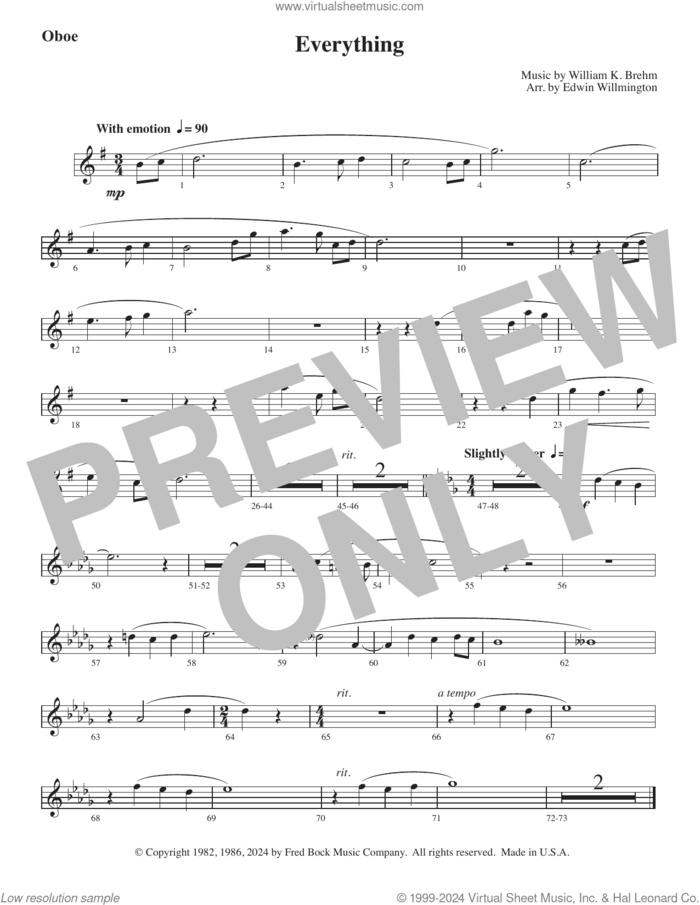 Everything! (complete set of parts) sheet music for orchestra/band (chamber ensemble) by Edwin M. Willmington, intermediate skill level