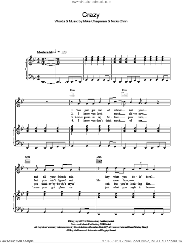 Heart Vacancy sheet music for voice, piano or guitar (PDF)