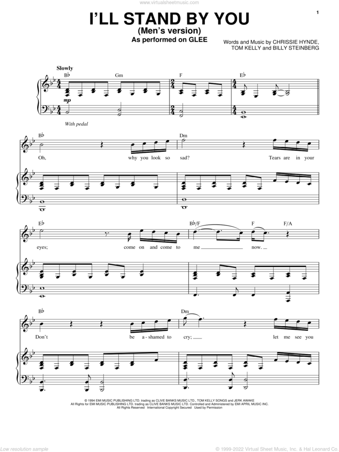 To Love You More Glee Sheet Music