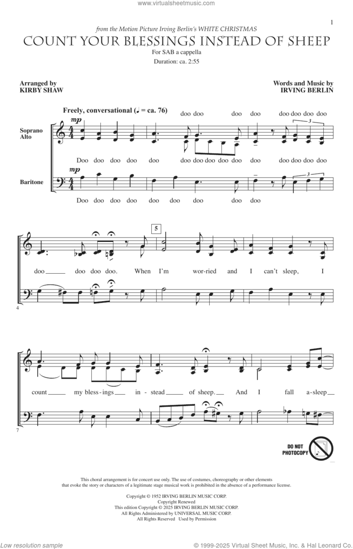 An A Cappella Christmas (Volume 2) sheet music for choir (SAB: soprano, alto, bass) by Kirby Shaw, intermediate skill level