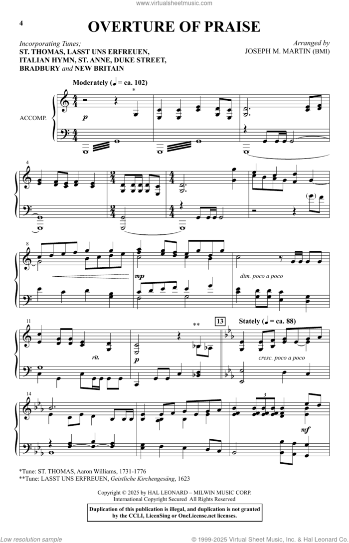 Our Songs Shall Rise sheet music for choir (SATB: soprano, alto, tenor, bass) by Joseph M. Martin, Robert Lowry and William Rees, intermediate skill level