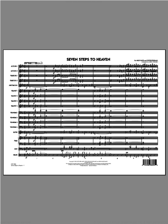Seven Steps To Heaven (COMPLETE) sheet music for jazz band ( Ensemble) by Miles Davis, Victor Feldman and Mike Tomaro, intermediate skill level