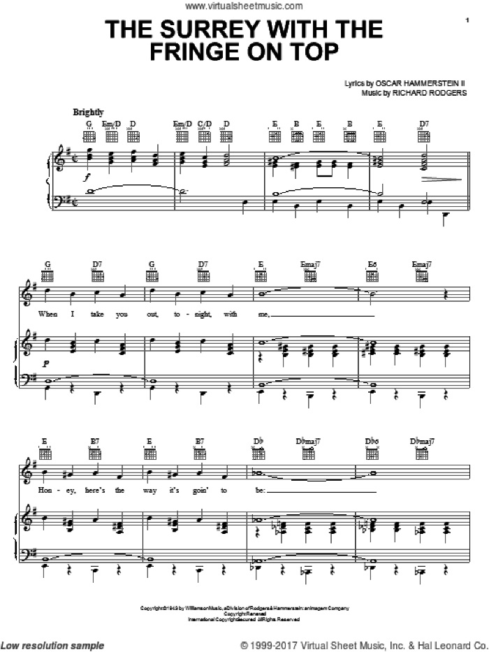 Rodgers and Hammerstein - Digital Folio 5 (complete set of parts) sheet music for voice, piano or guitar by Rodgers & Hammerstein, Carousel (Musical), Julie Andrews, Oklahoma! (Musical), Oscar II Hammerstein, Richard Rodgers, South Pacific (Musical), Stacey Kent, The King And I (Musical) and The Sound Of Music (Musical), intermediate skill level