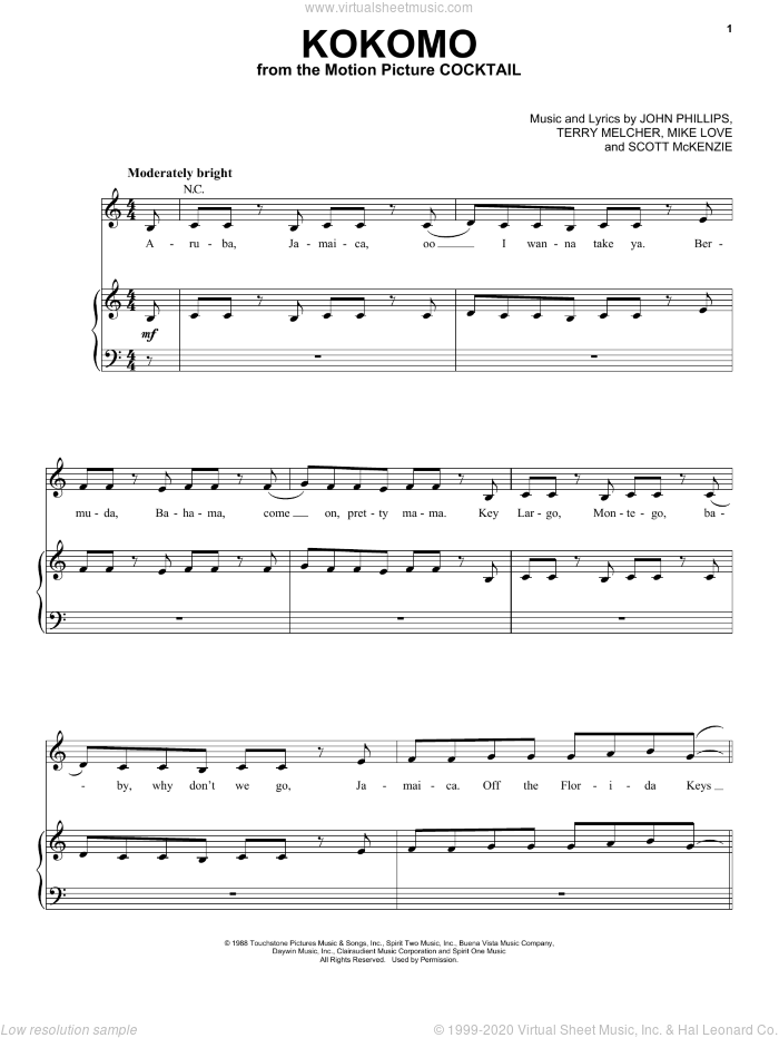 Memorable Movie Hits (complete set of parts) sheet music for voice, piano or guitar by Bryan Adams, Rod Stewart & Sting, Various Artists, Bryan Adams, Celine Dion, Frank Sinatra, James Horner, John Phillips, Jule Styne, Kenneth L. Ascher, Kermit The Frog, Michael Kamen, Mike Love, Paul Williams, Robert John Lange, Rod Stewart, Sammy Cahn, Scott McKenzie, Sting, The Beach Boys, The Four Aces, The Muppets, Will Jennings, Willie Nelson and Various Composers, wedding score, intermediate skill level