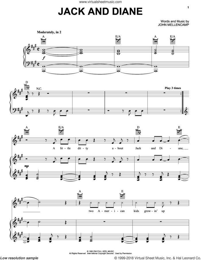 Pop/Rock Hits (complete set of parts) sheet music for voice, piano or guitar by Eric Clapton, Various Artists, Alex Van Halen, David Kersh, David Lee Roth, Edward Van Halen, John Mellencamp, Michael Anthony, Miscellaneous, Phil Collins, Sting and The Police, wedding score, intermediate skill level