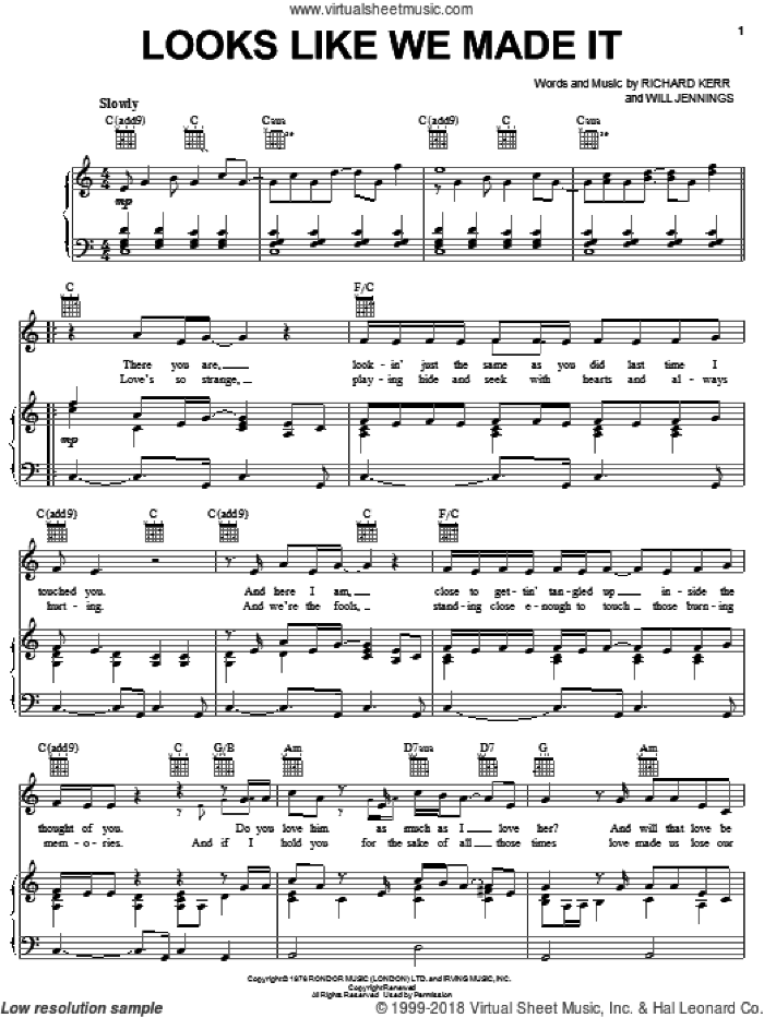 Soft Rock (complete set of parts) sheet music for voice, piano or guitar by Elton John, Various Artists, Barry Manilow, Bernie Taupin, Carpenters, Lionel Richie, Paul Williams, Richard Kerr, Rod Stewart, Roger Nichols, Van Morrison and Will Jennings, wedding score, intermediate skill level