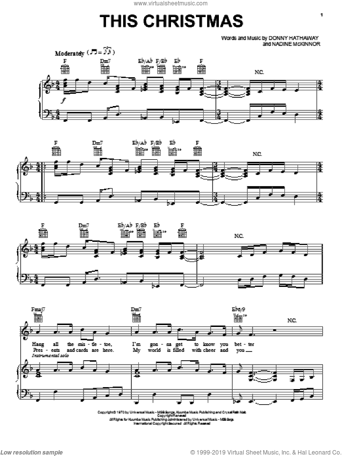 This Christmas sheet music for voice, piano or guitar by Lady Antebellum and Lady A, intermediate skill level