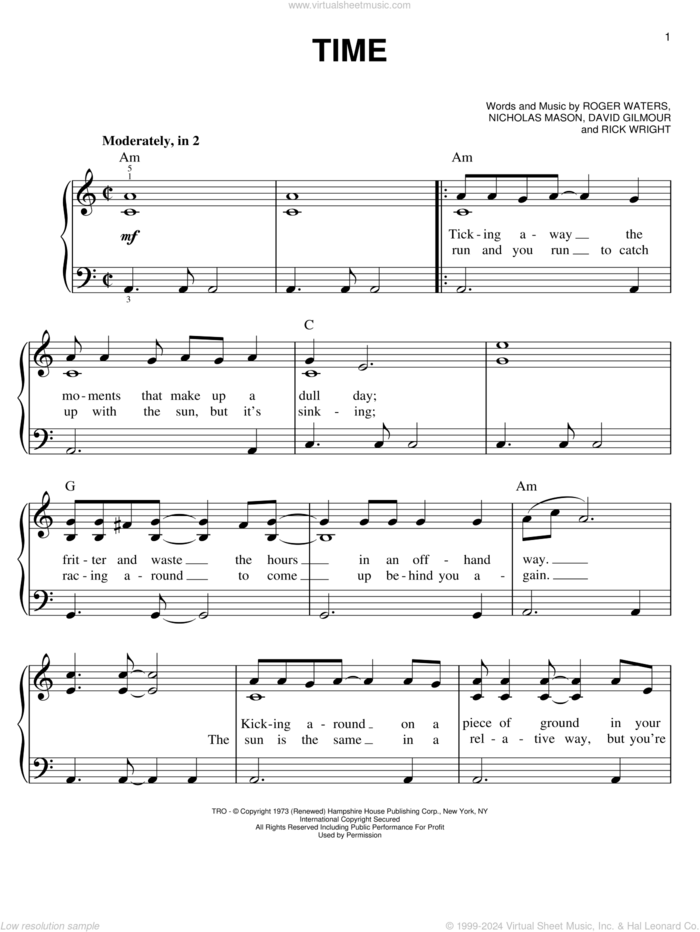 Image Leonard Floyd image beautiful image beautiful image beautiful image beautiful image beautiful image beautiful - Pink Floyd: Time sheet music for piano solo (PDF-interactive)